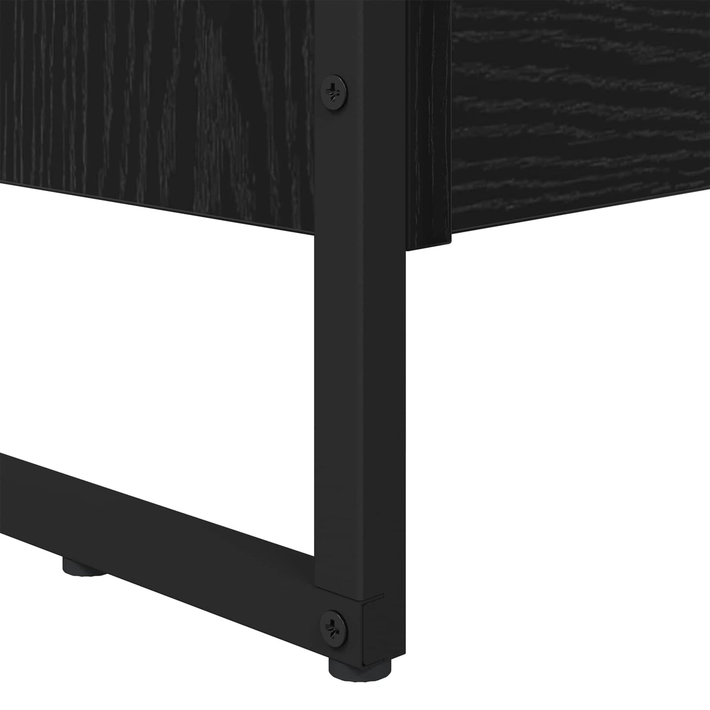 Bokskap 80 x 30 x 189,5 cm Konstruert tre Svart Eik