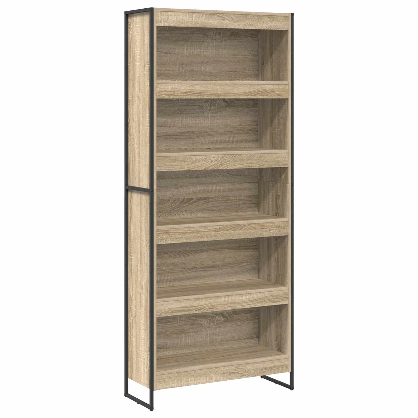 Bokskap 80 x 30 x 189,5 cm Konstruert tre Sonoma