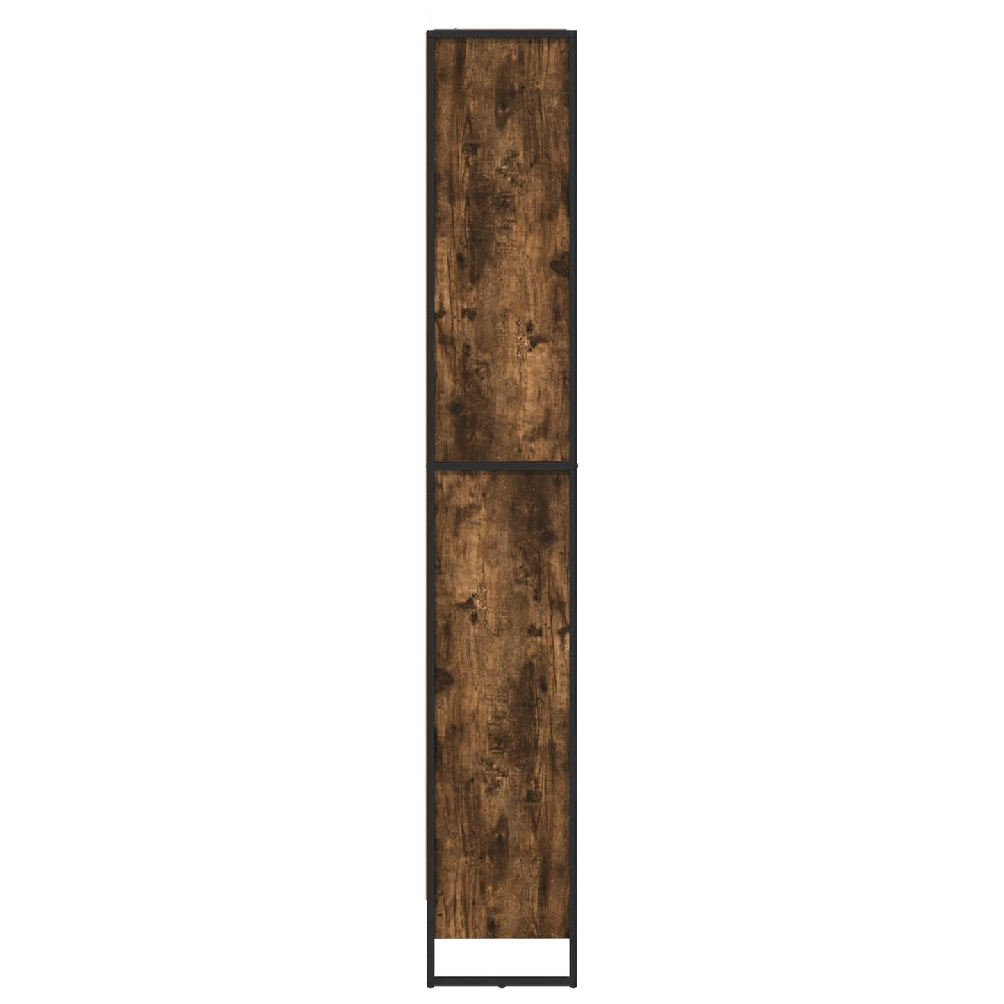 Bokskap 80 x 30 x 189,5 cm Konstruert tre Røyk Eik
