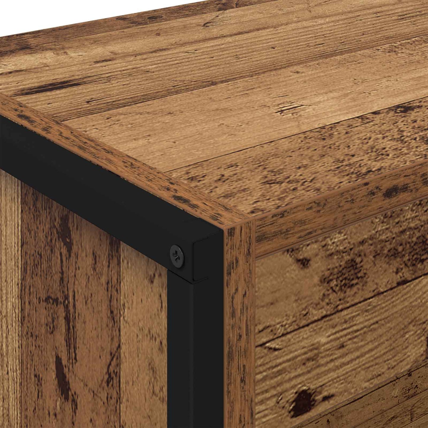 Bokskap 80 x 30 x 189,5 cm Konstruert tre Gamle tre