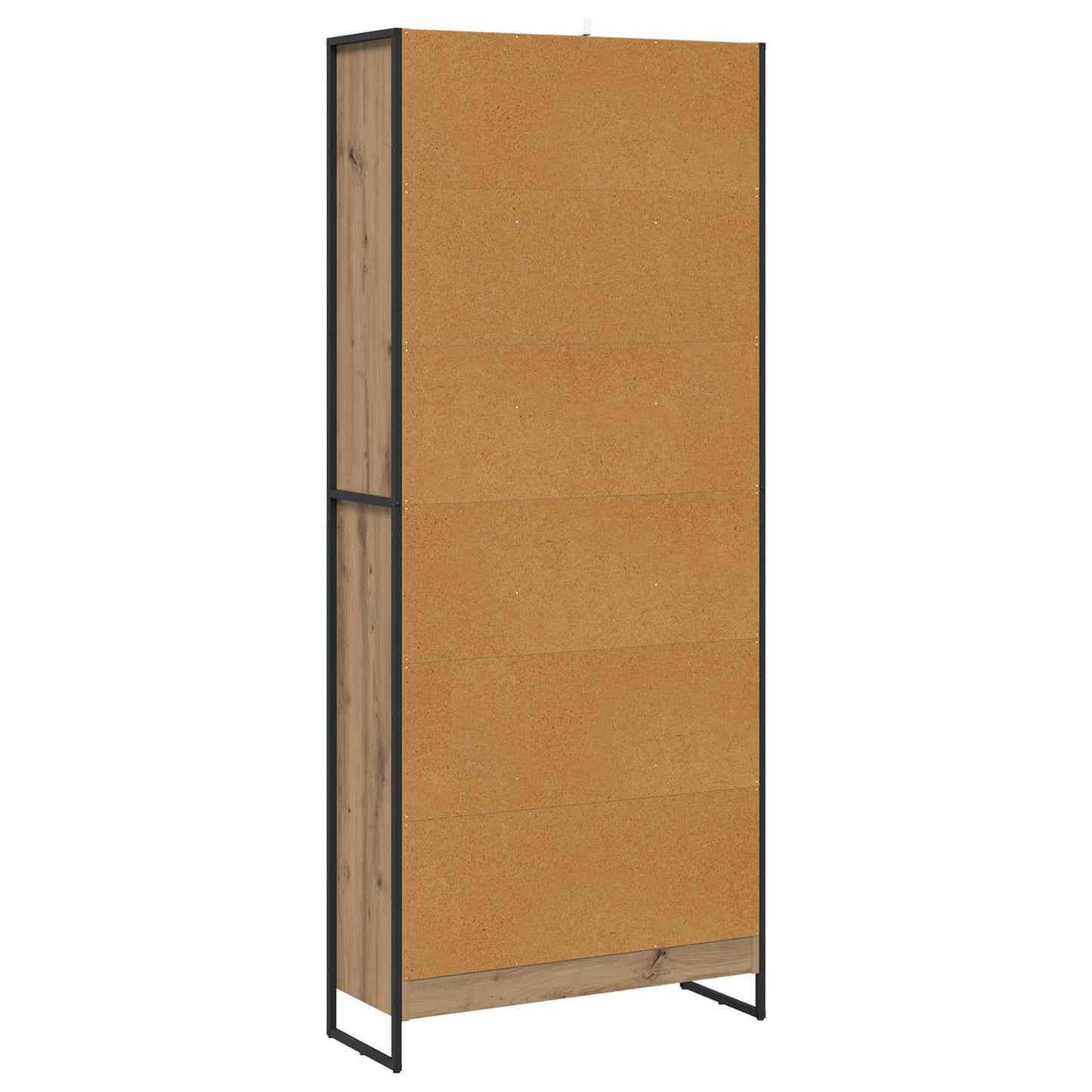 Bokskap 80 x 30 x 189,5 cm Konstruert tre Kunstnerisk Eik