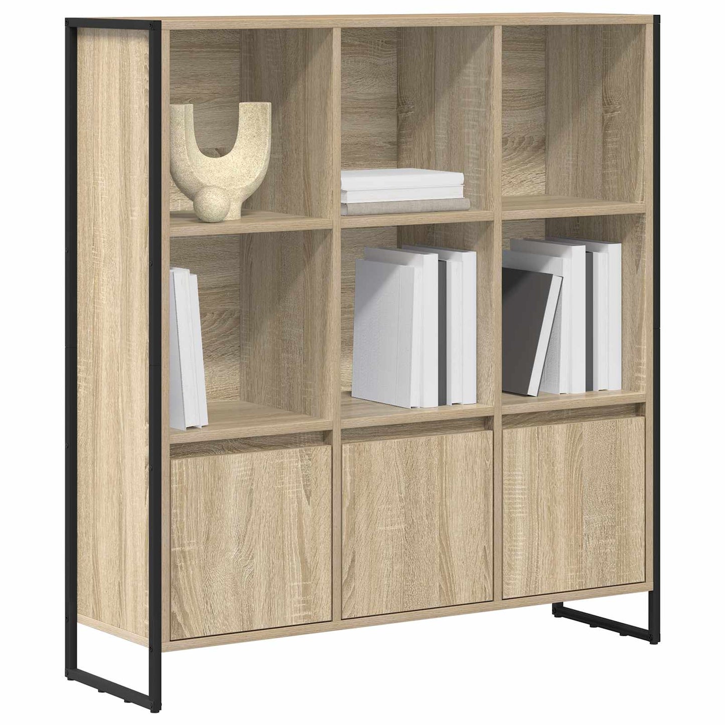 Bokskap 99,5 x 30 x 108 cm Konstruert tre Sonoma