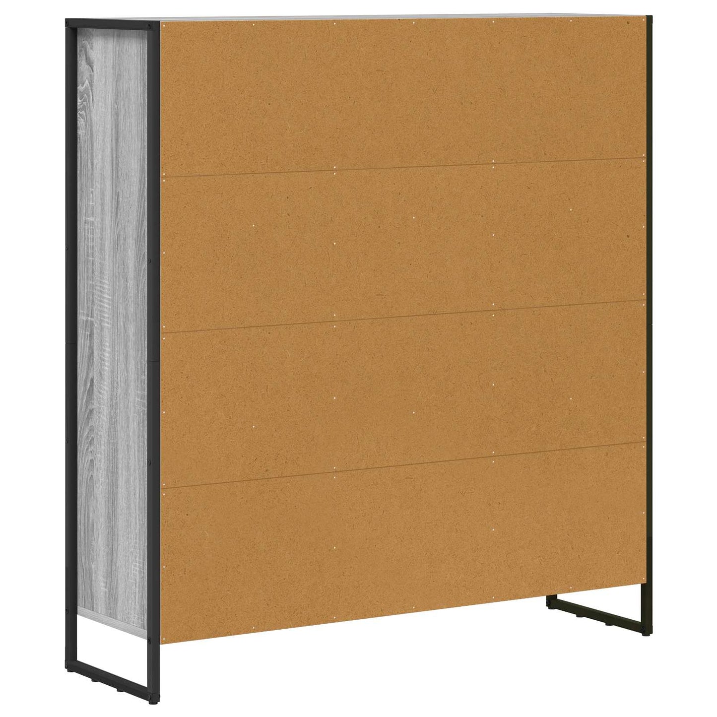 Bokskap 99,5 x 30 x 108 cm Konstruert tre Grå Sonoma