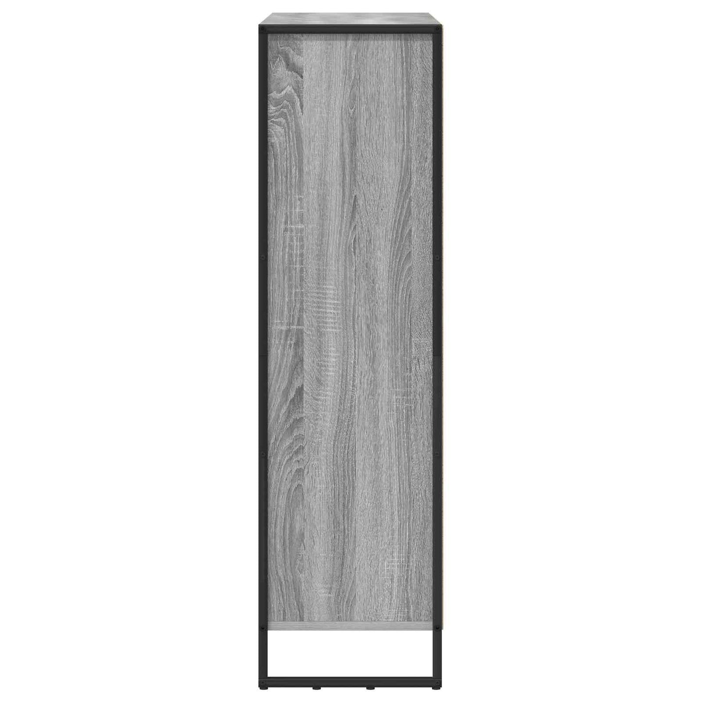 Bokskap 99,5 x 30 x 108 cm Konstruert tre Grå Sonoma