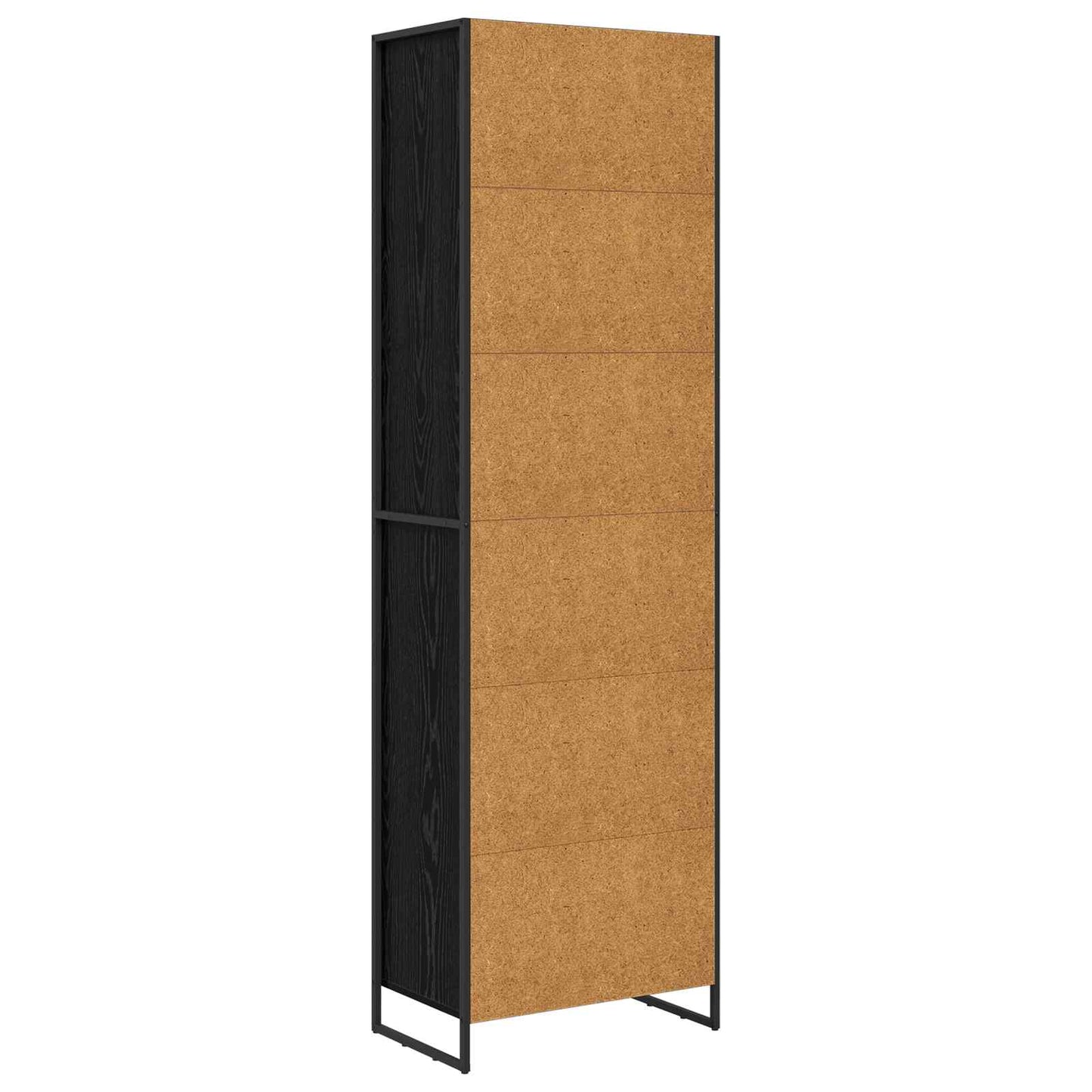 Høye Skap Svart Eik 60 x 36 x 200 cm Konstruert tre
