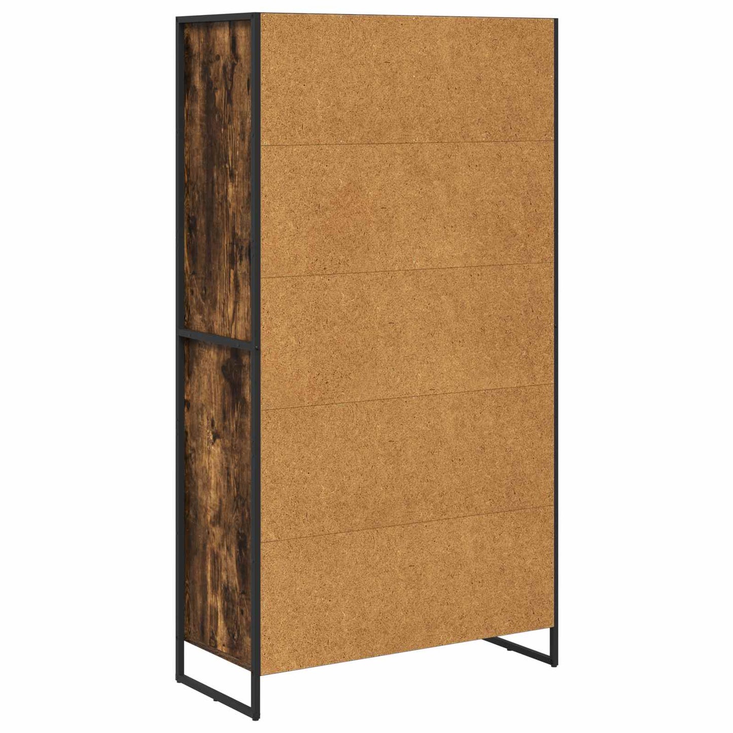 Serviesskap Røyk Eik 81 x 36 x 150.5 cm Konstruert tre