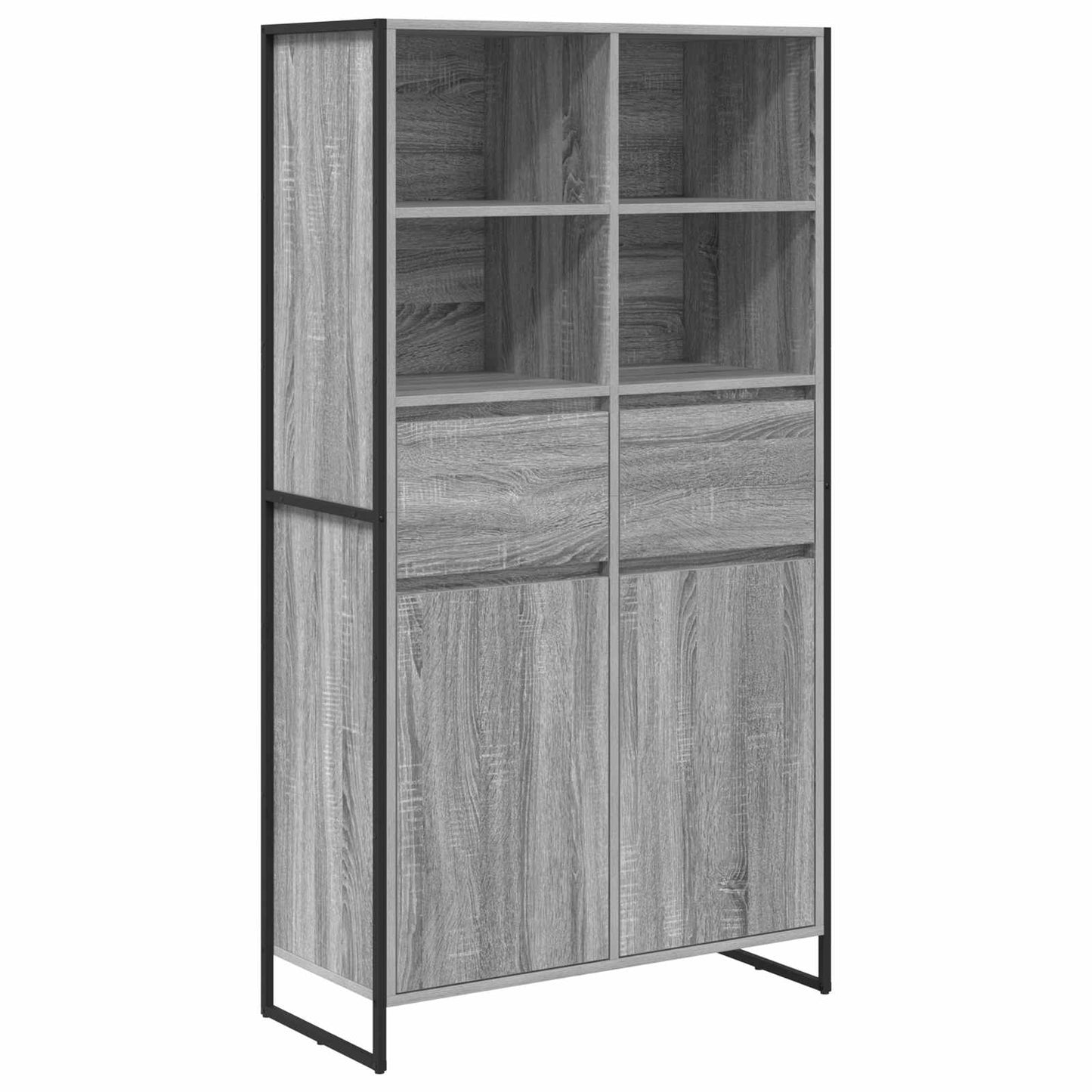 Serviesskap Grå Sonoma 81 x 36 x 150.5 cm Konstruert tre