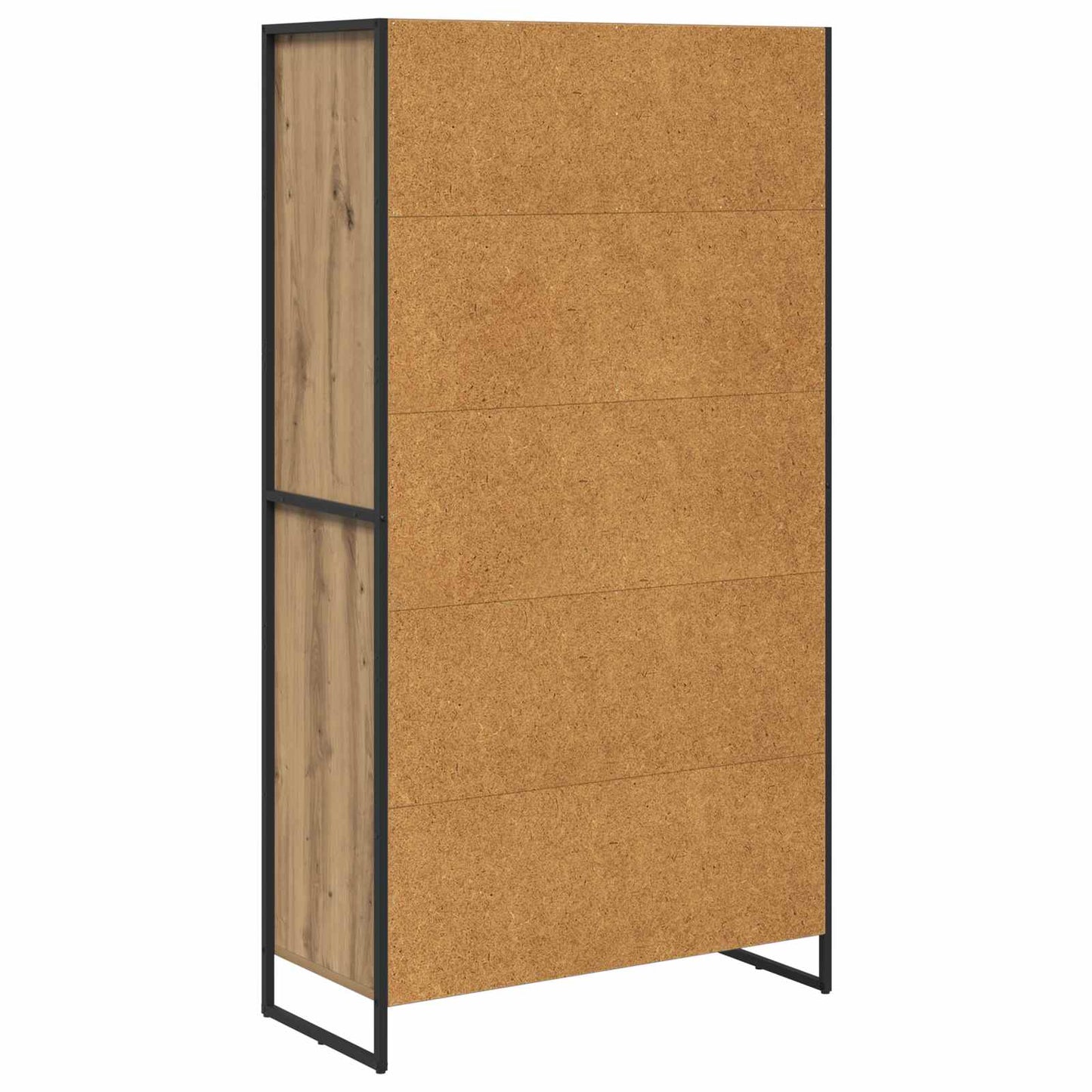 Serviesskap Kunstnerisk Eik 81 x 36 x 150.5 cm Konstruert tre