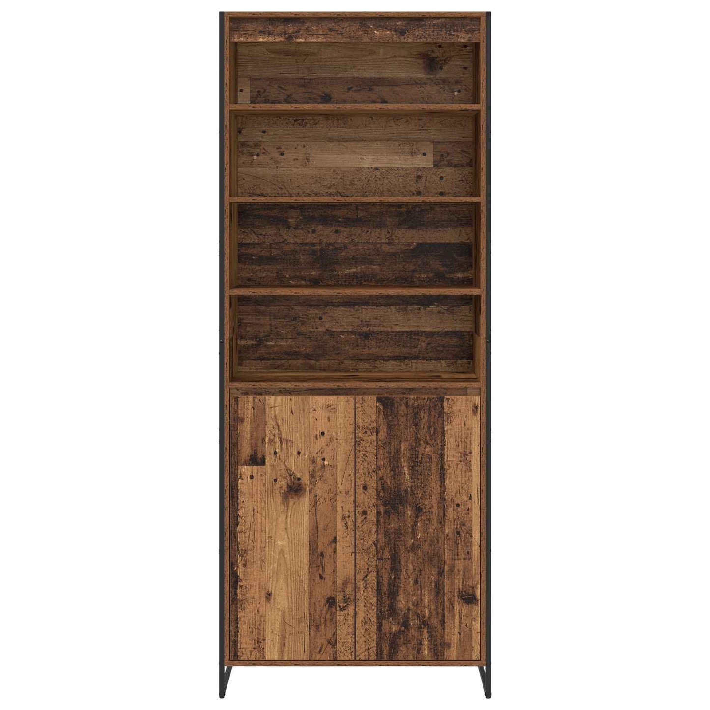 Høye Skap Gamle tre 79 x 36 x 200 cm Konstruert tre