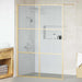 Walk-in Dusjvegg Gull 140 x 195 cm herdet glass