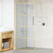 Walk-in Dusjvegg Gull 90 x 195 cm herdet glass