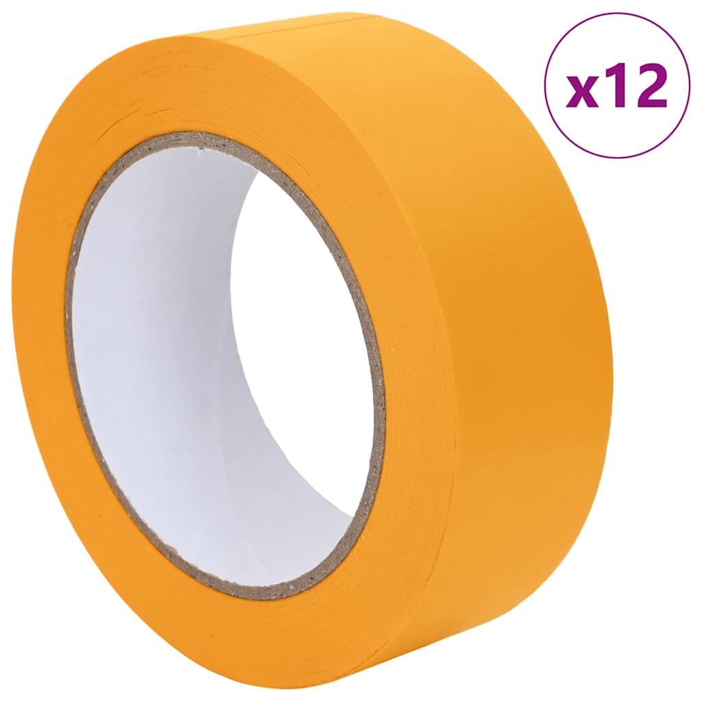 Maler Maskeringstape 12 pcs Gul 38mm x 50m Papir