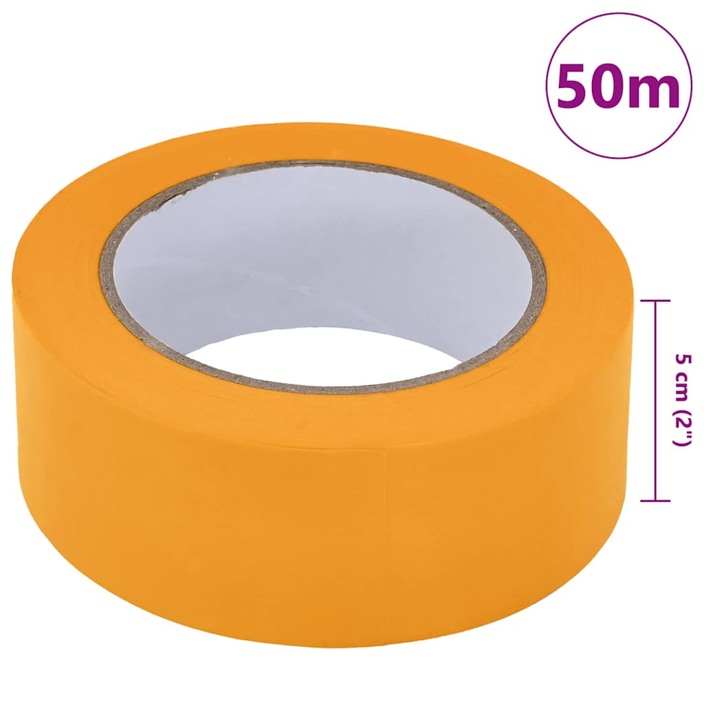 Maler Maskeringstape 12 pcs Gul 50mm x 50m Papir