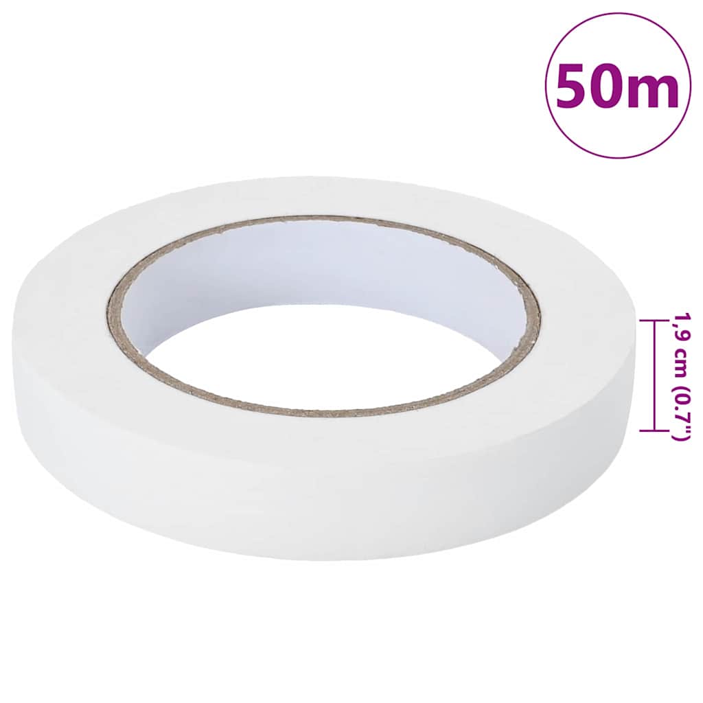 Maler Maskeringstape 24 pcs Hvit 19mm x 50m Papir