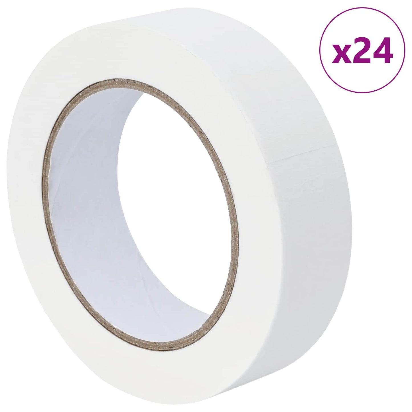 Maler Maskeringstape 24 pcs Hvit 30mm x 50m Papir