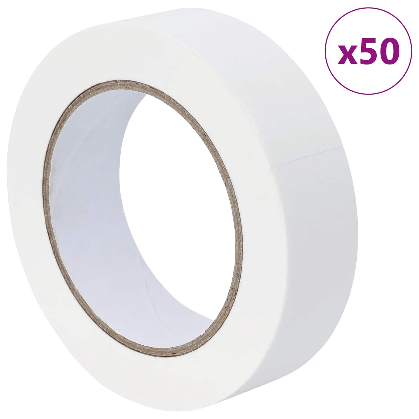 Maler Maskeringstape 50 pcs Hvit 30mm x 50m Papir