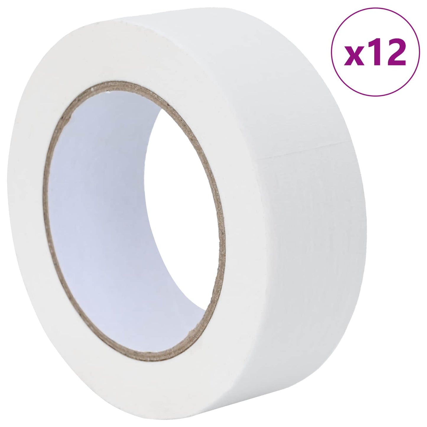 Maler Maskeringstape 12 pcs Hvit 38mm x 50m Papir