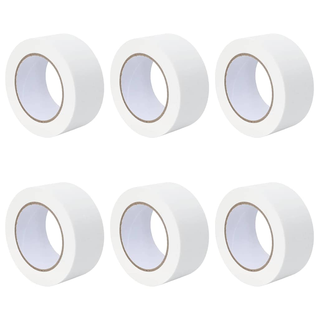 Maler Maskeringstape 6 pcs Hvit 50mm x 50m Papir