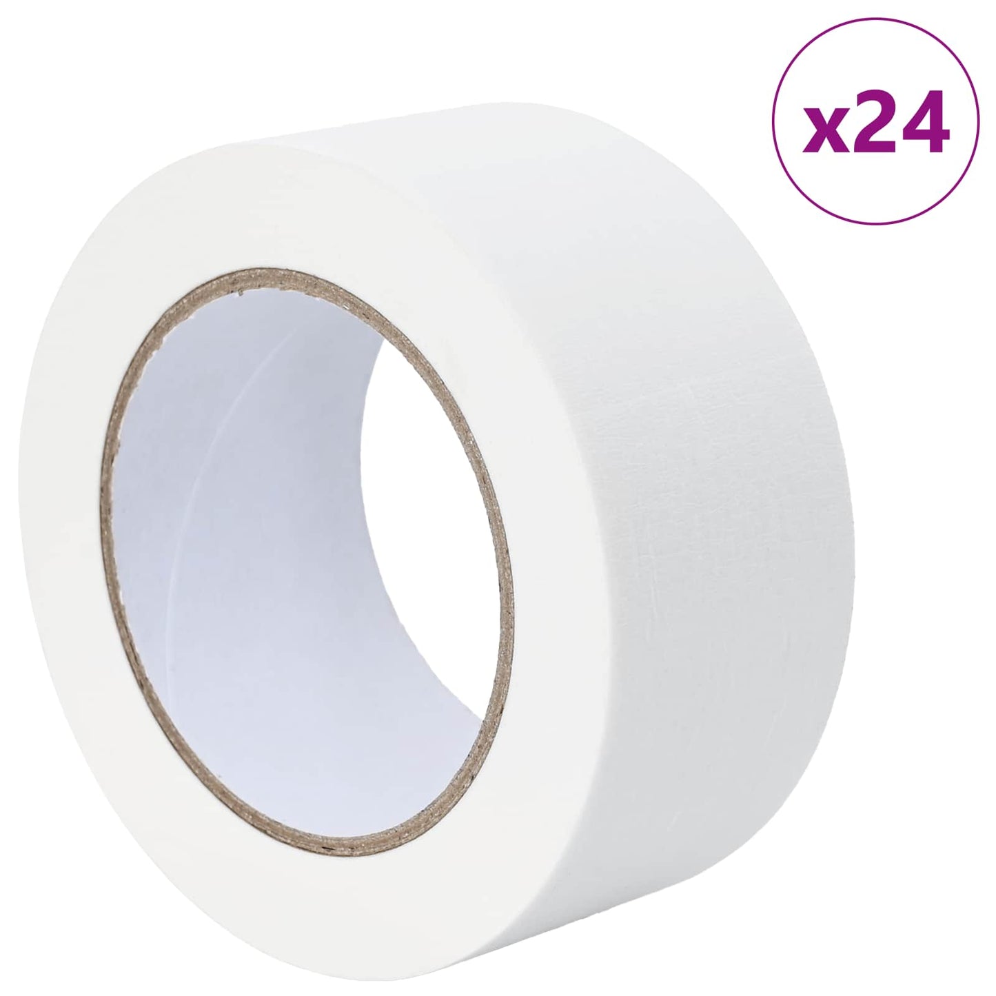 Maler Maskeringstape 24 pcs Hvit 50mm x 50m Papir