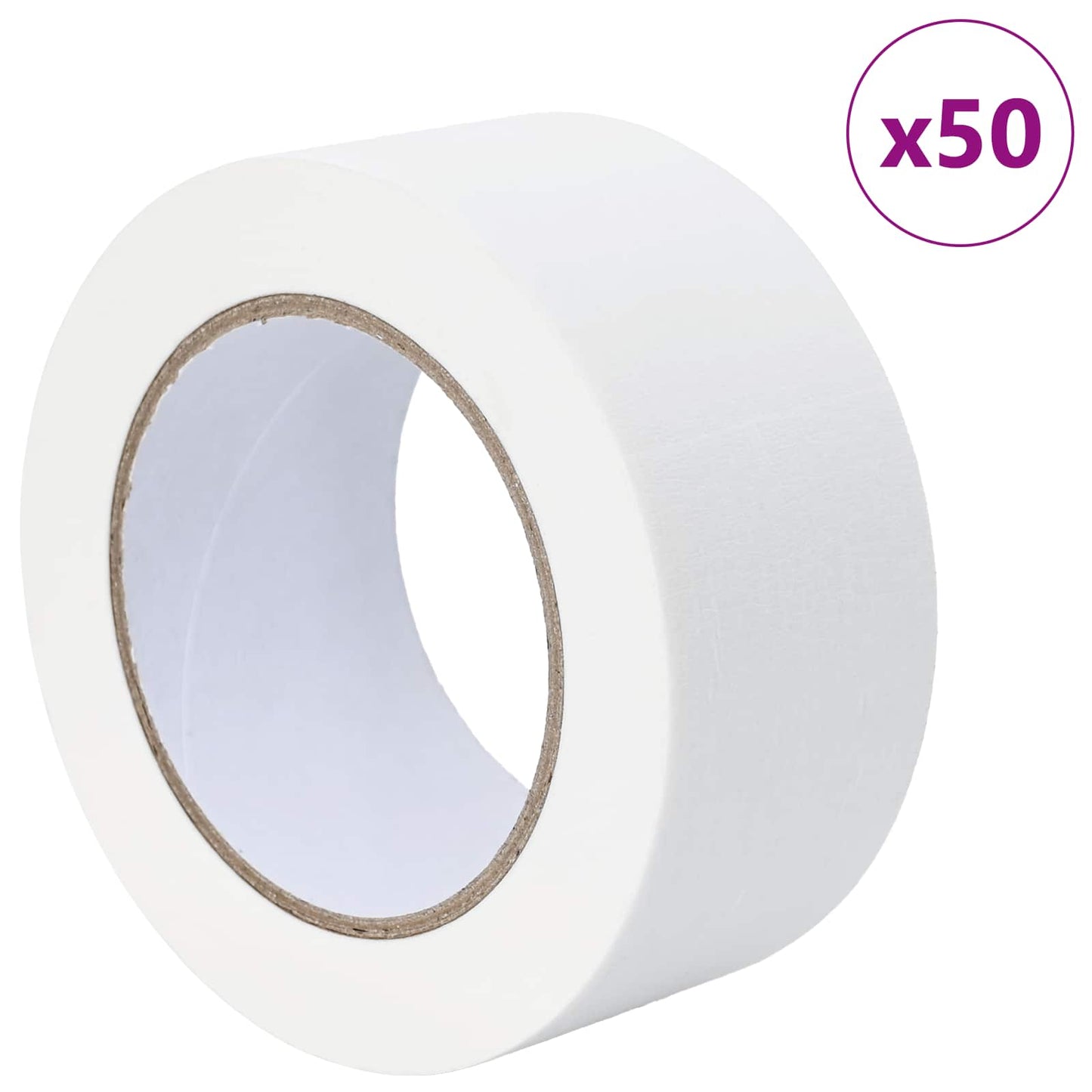 Maler Maskeringstape 50 pcs Hvit 50mm x 50m Papir