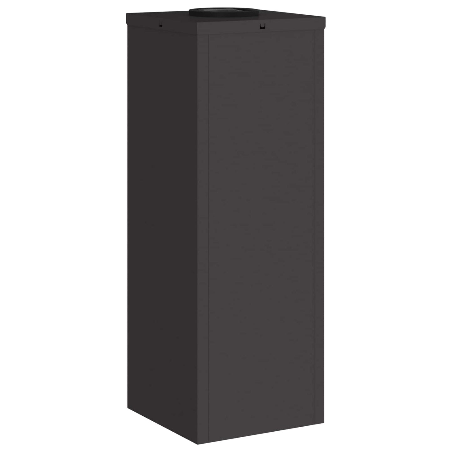 Solcelle LED Stibelys 2 pcs Svart Kaldvalset stål