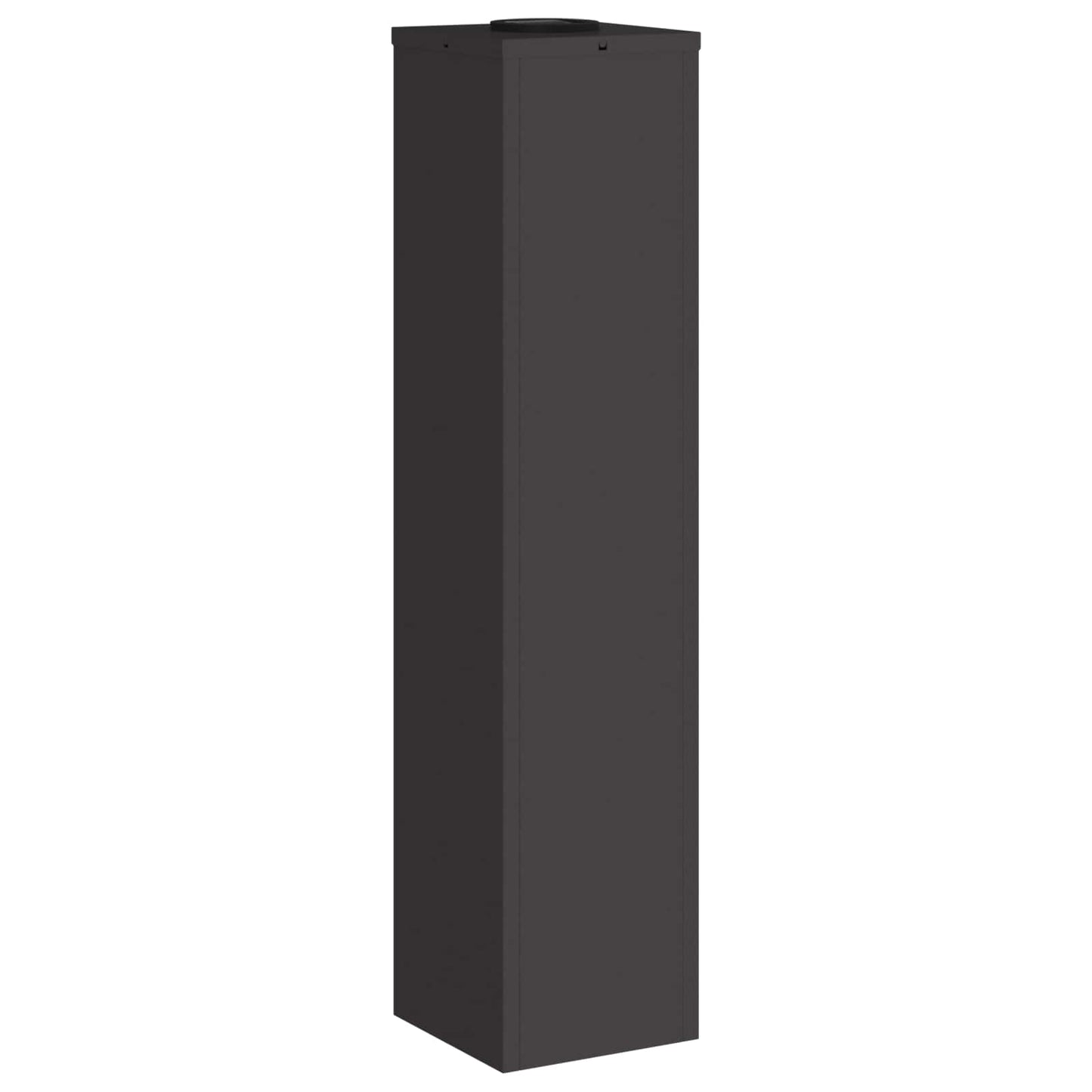 Solcelle LED Stibelys 2 pcs Svart Kaldvalset stål