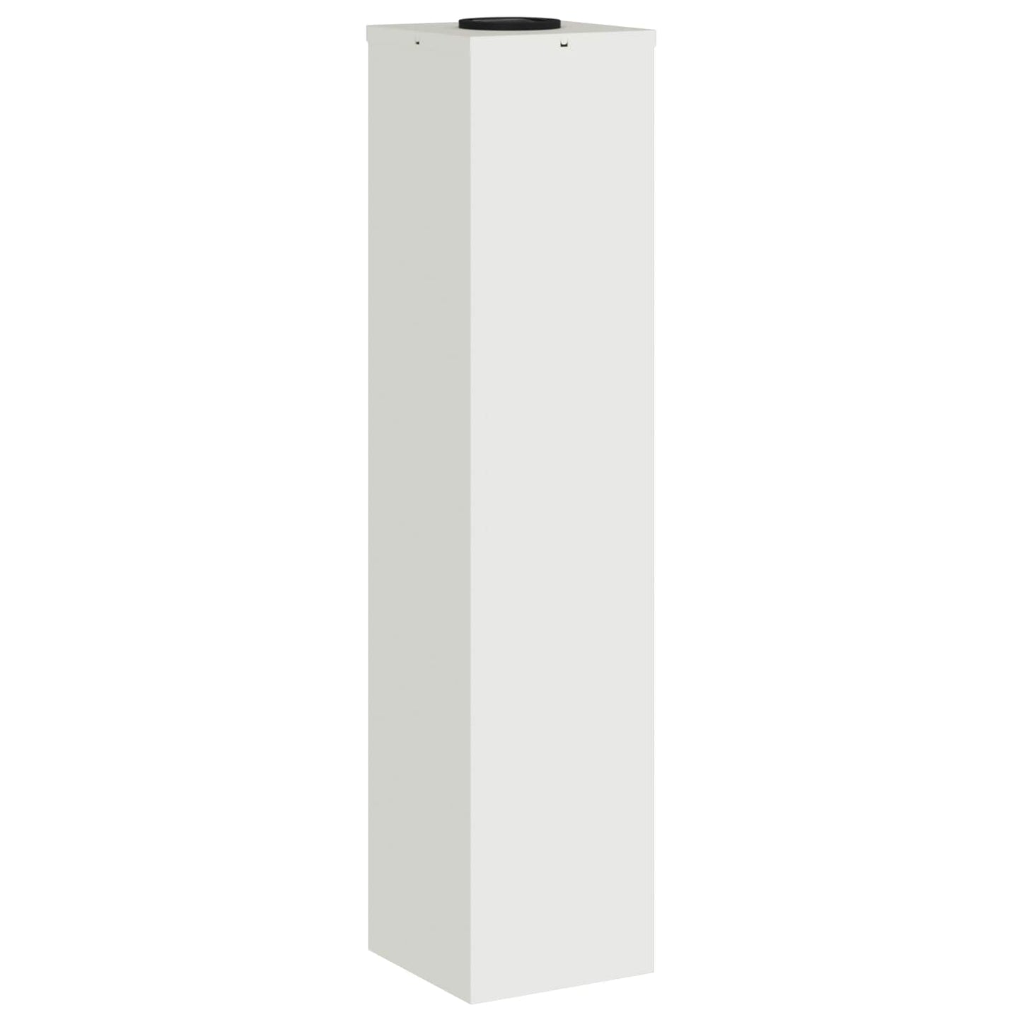 Solcelle LED Stibelys 2 pcs Hvit Kaldvalset stål
