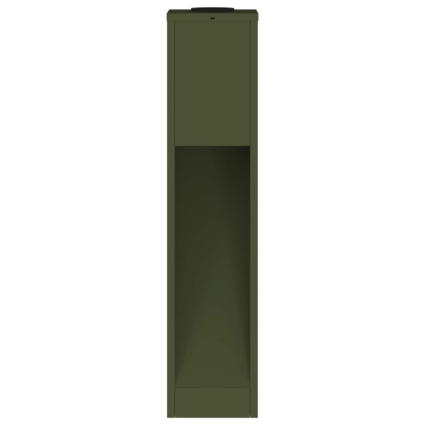 Solcelle LED Stibelys 2 pcs Olivengrønn Kaldvalset stål