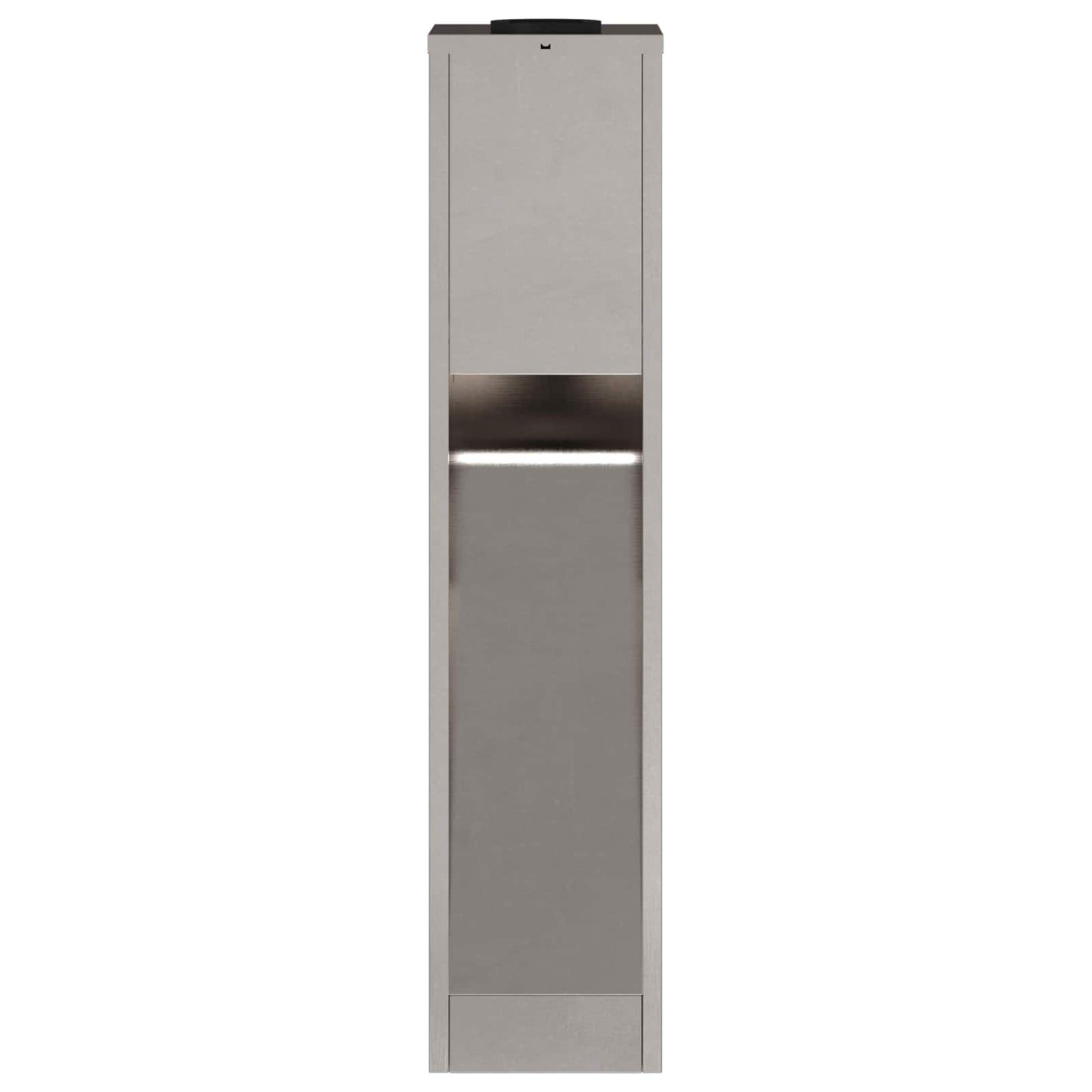 Solcelle LED Stibelys 2 pcs sølv Rustfritt Stål