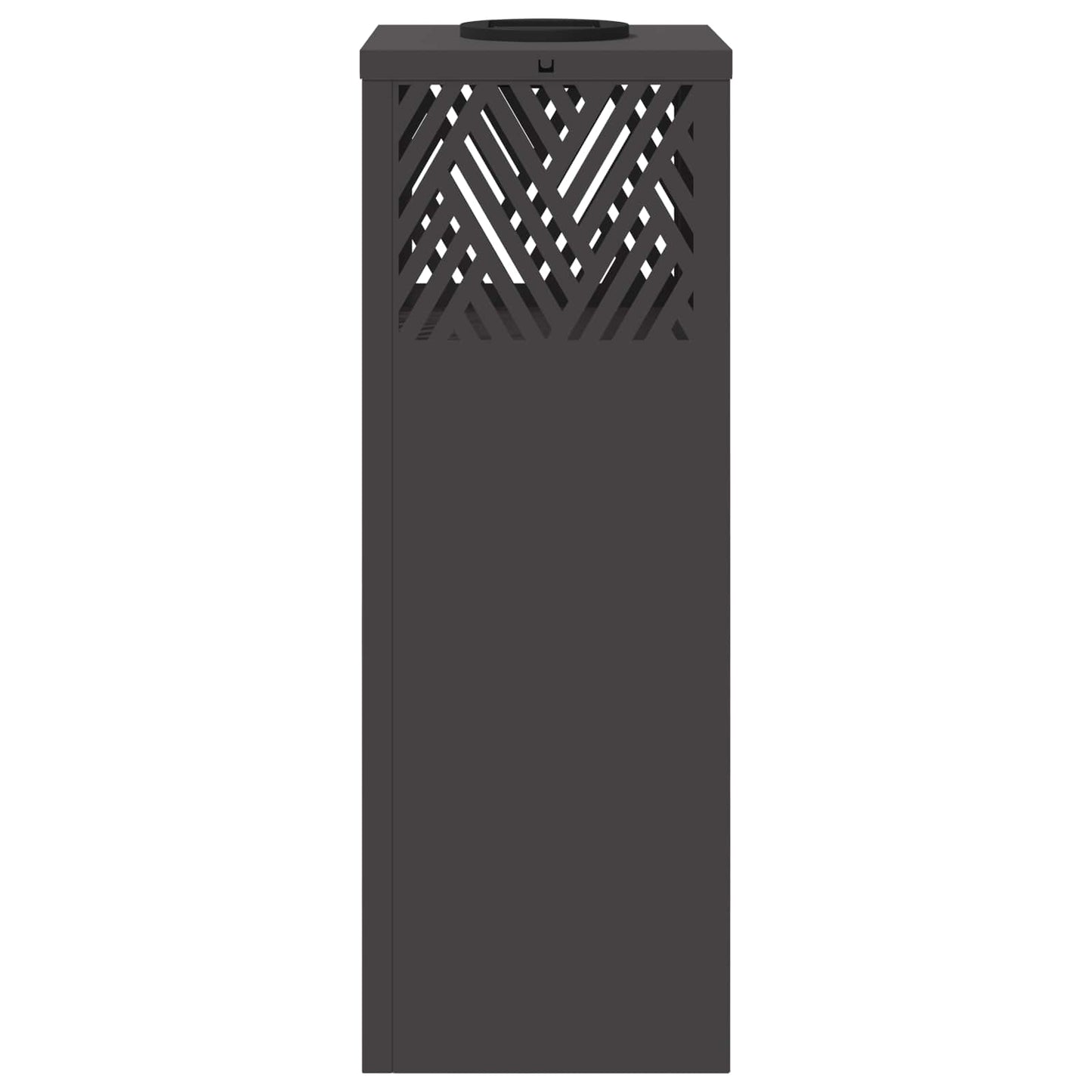 Solenergi LED stibelys 2 pcs Svart Kaldvalset stål
