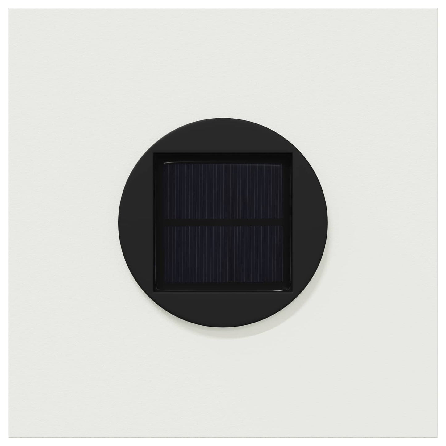 Solenergi LED stibelys 2 pcs Hvit Kaldvalset stål