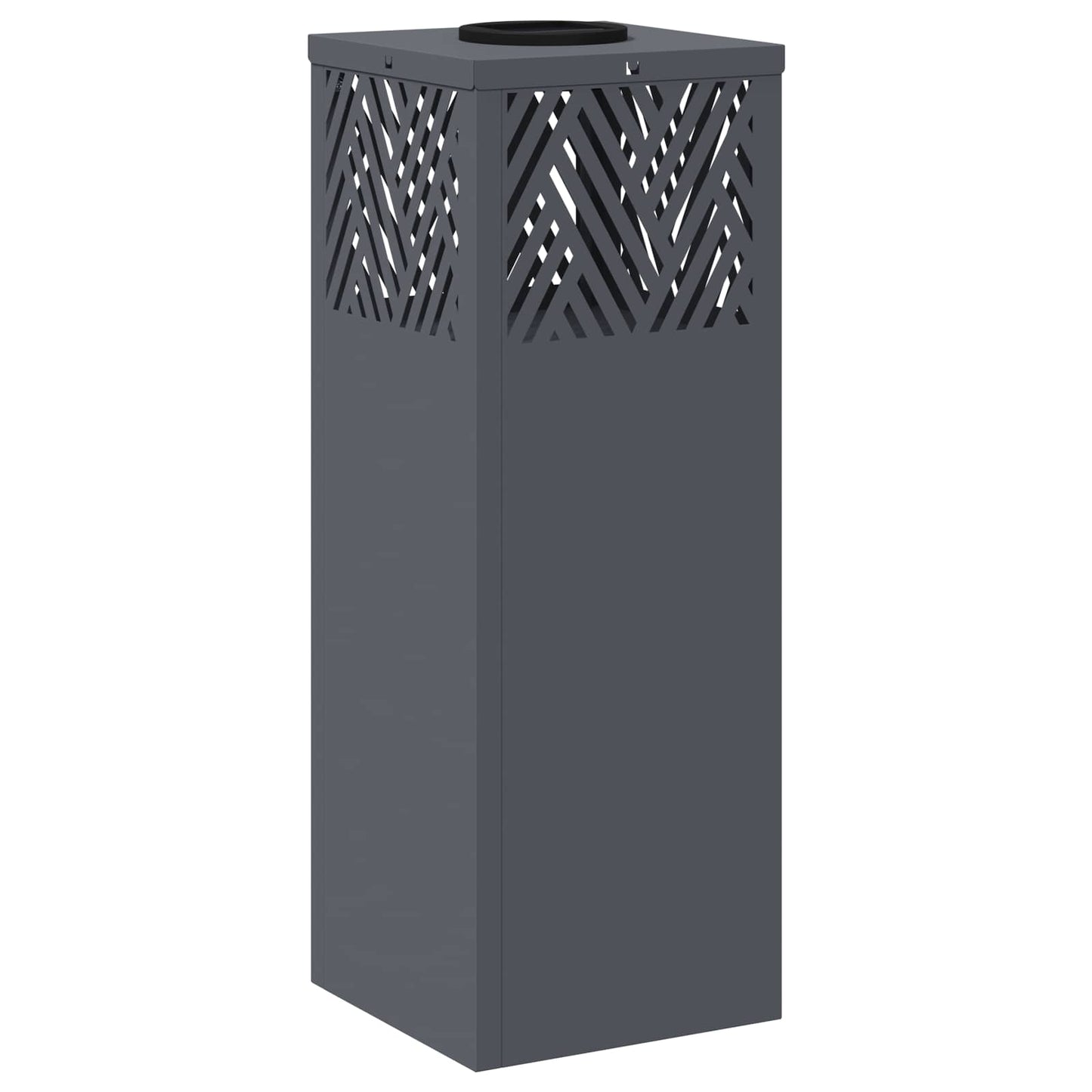 Solenergi LED stibelys 2 pcs Antrasitt Kaldvalset stål