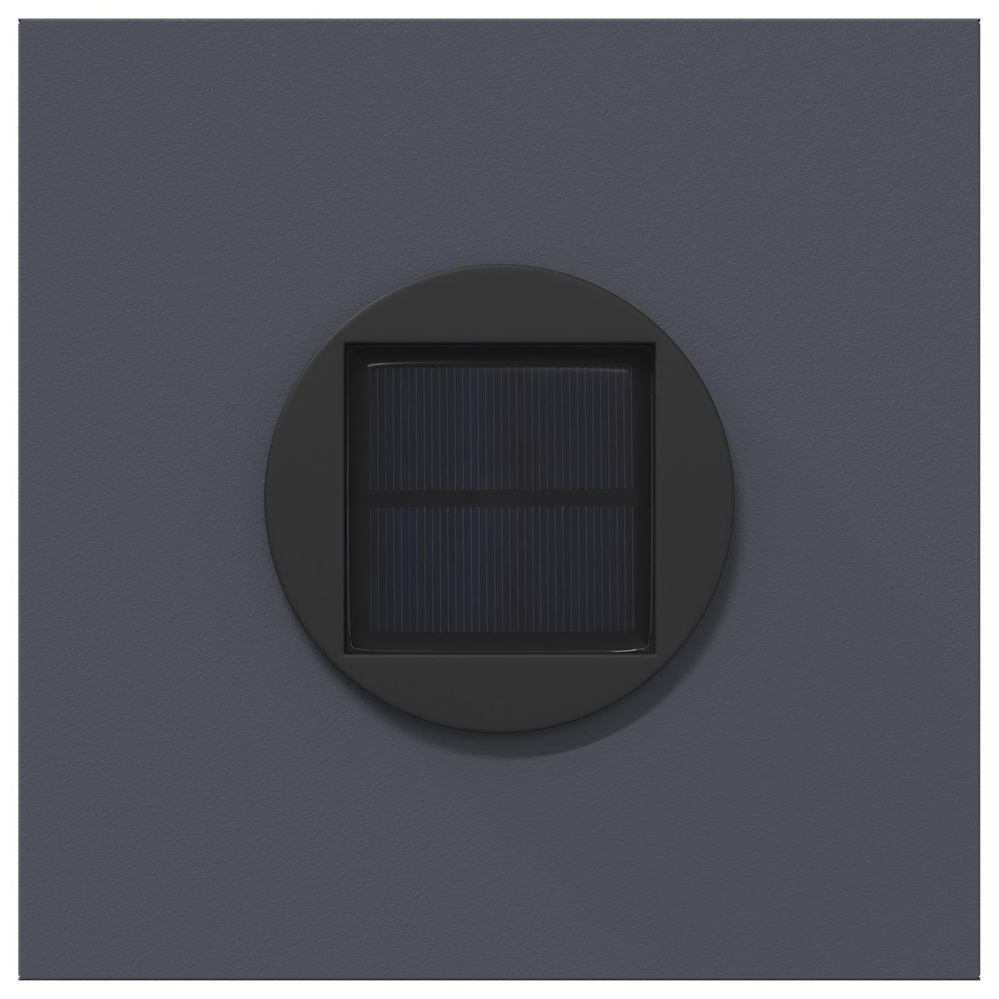 Solenergi LED stibelys 2 pcs Antrasitt Kaldvalset stål