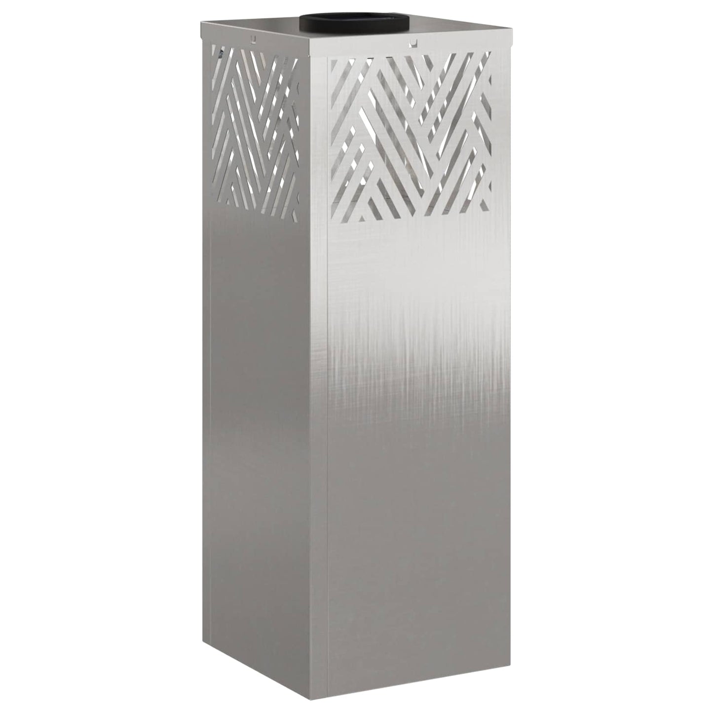 Solenergi LED stibelys 2 pcs sølv Rustfritt Stål