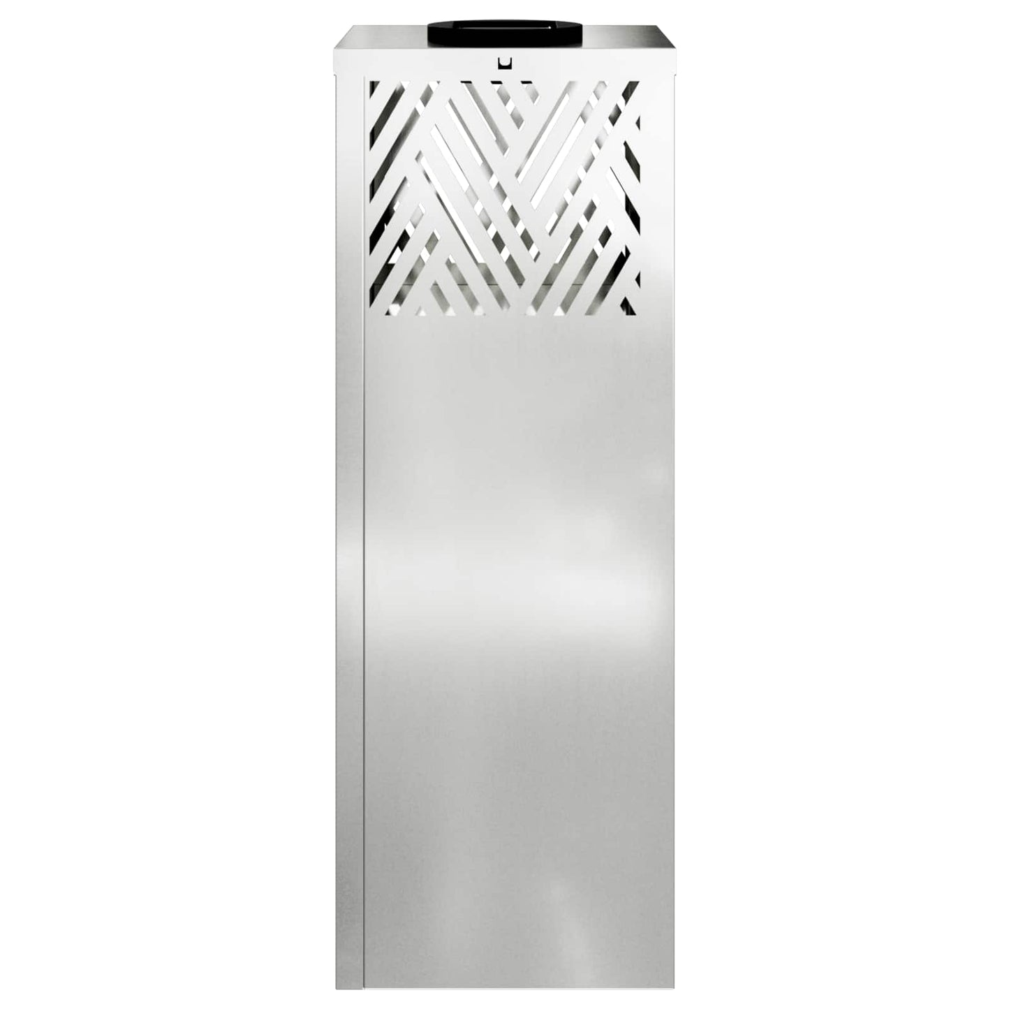 Solenergi LED stibelys 2 pcs sølv Galvanisert