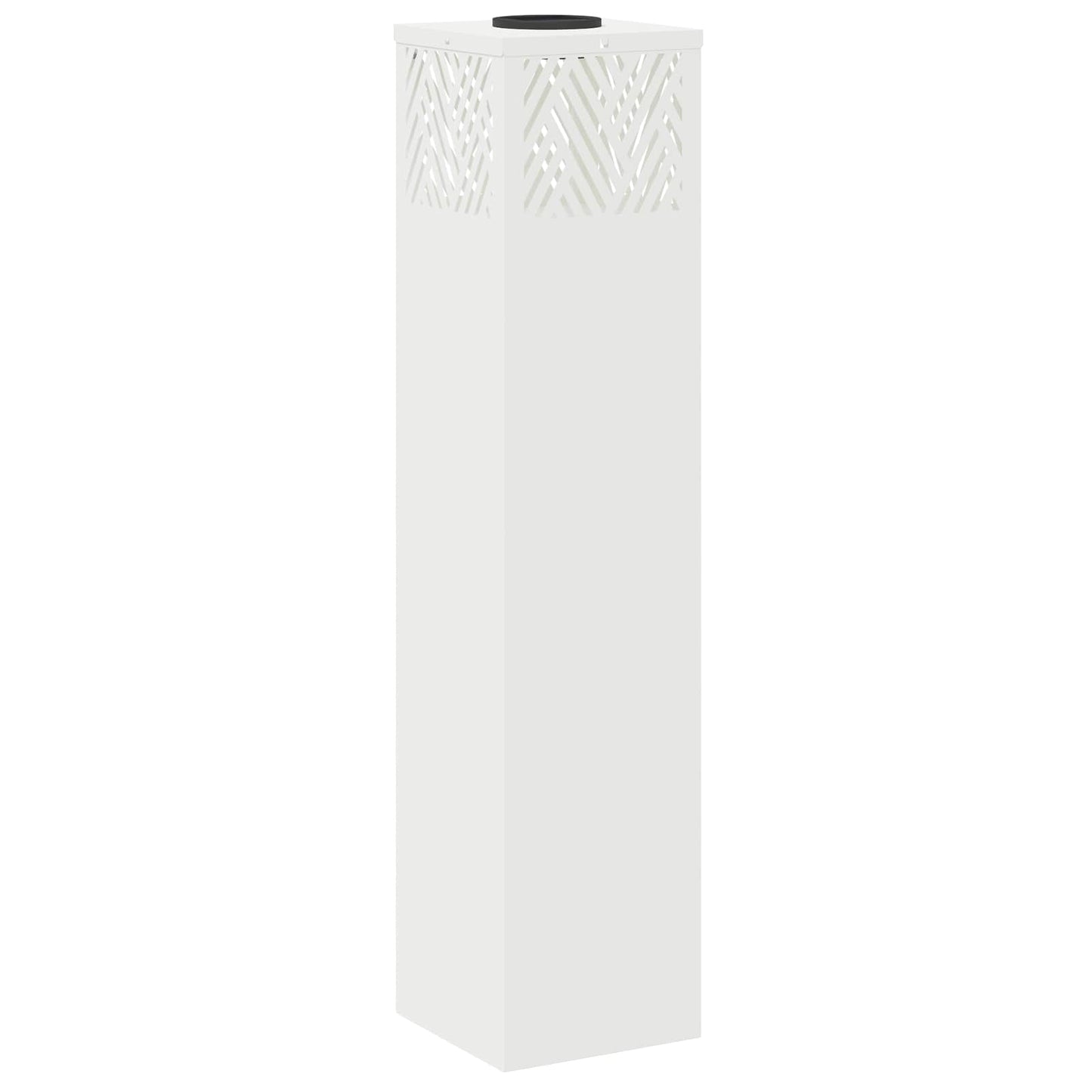 Solenergi LED stibelys 2 pcs Hvit Kaldvalset stål