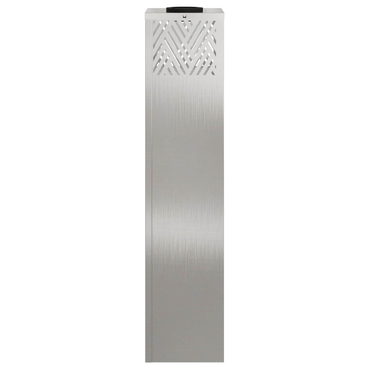 Solenergi LED stibelys 2 pcs sølv Rustfritt Stål