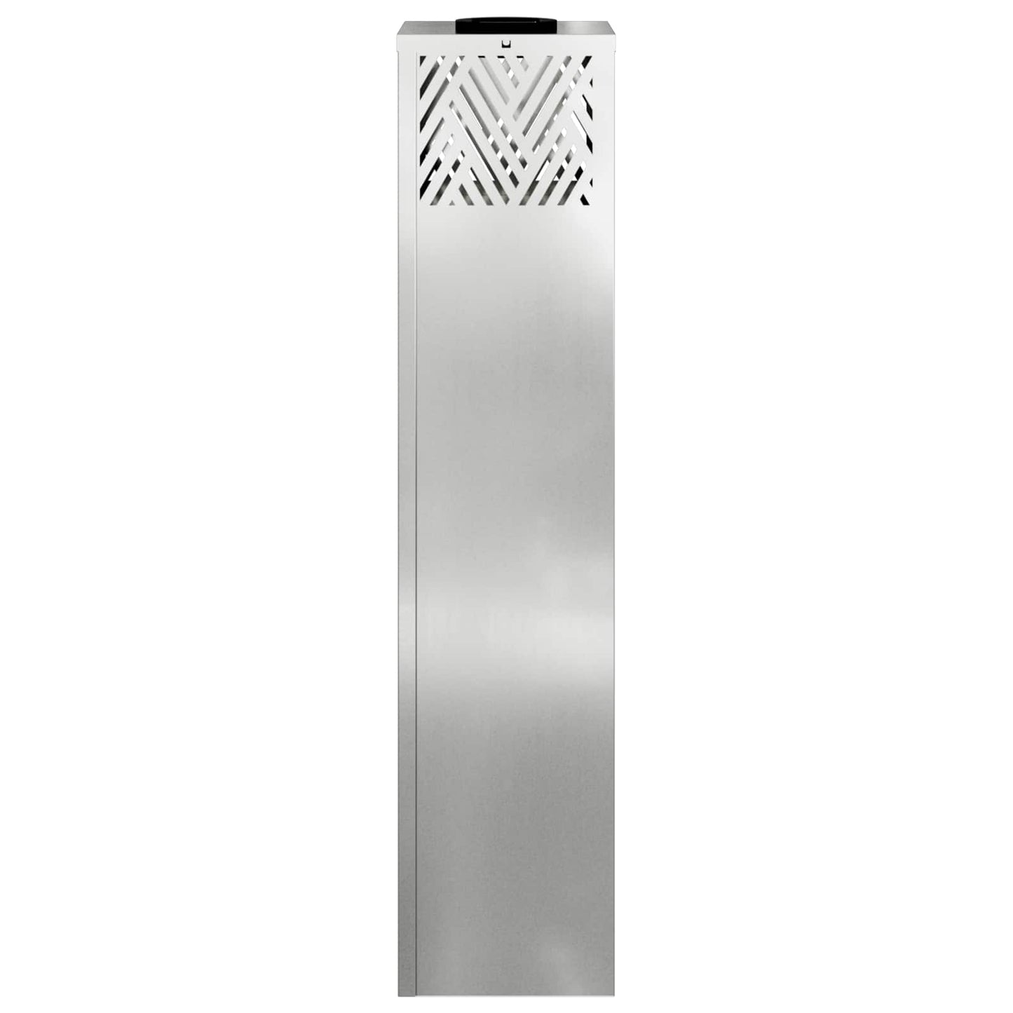 Solenergi LED stibelys 2 pcs sølv Galvanisert