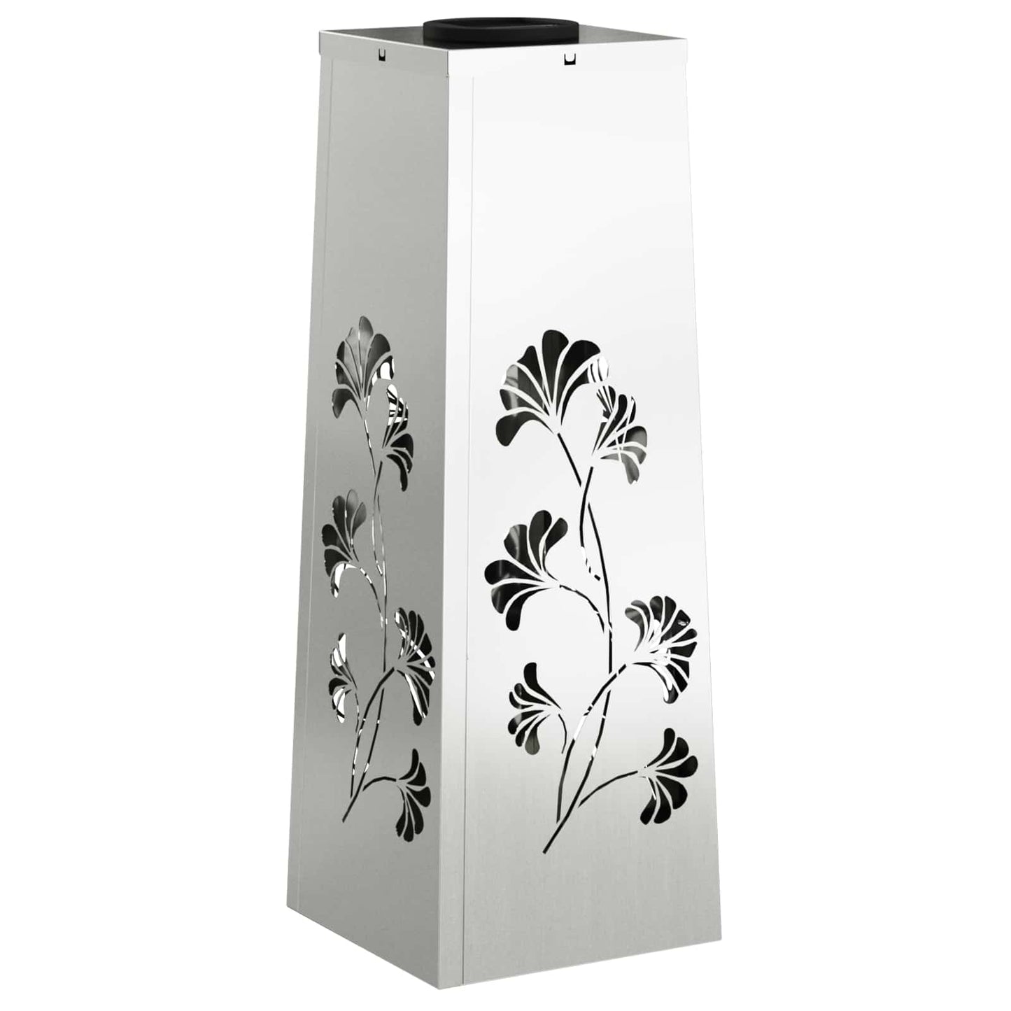 Solenergi LED stibelys 2 pcs sølv Galvanisert stål