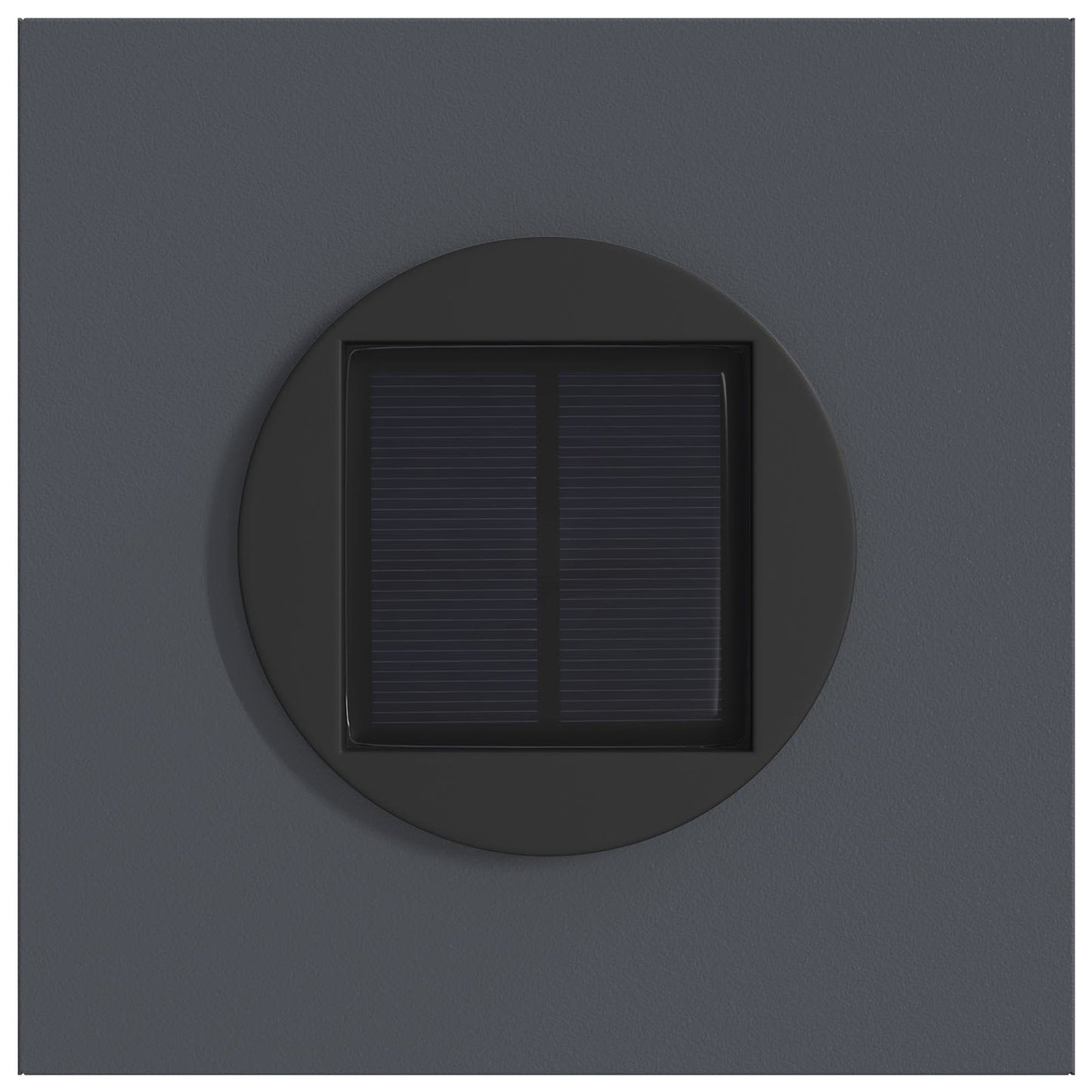 Solenergi LED stibelys 2 pcs Antrasitt Kaldvalset stål