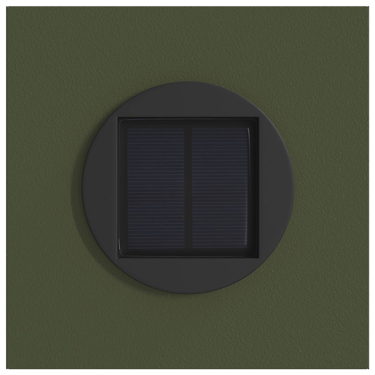 Solenergi LED stibelys 2 pcs Olivengrønn Kaldvalset stål