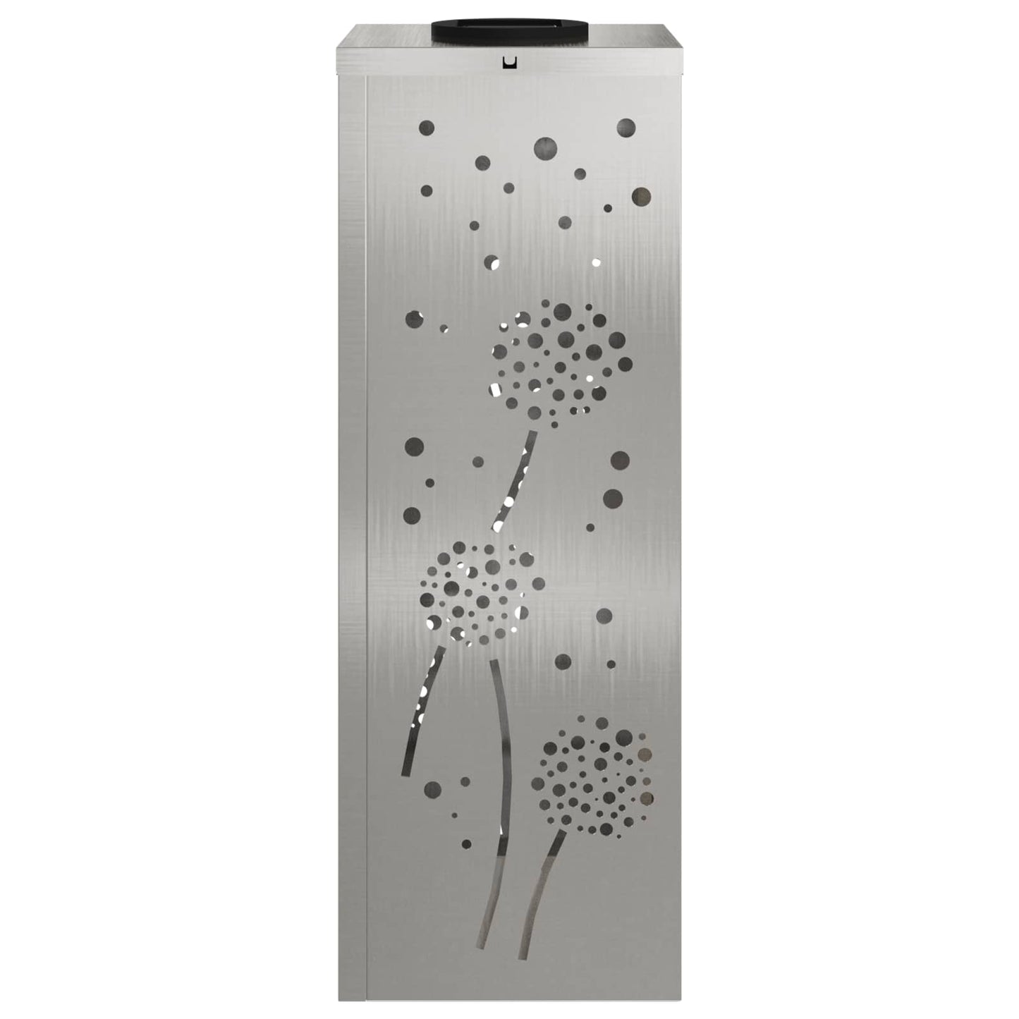 Solenergi LED stibelys 2 pcs sølv Rustfritt Stål