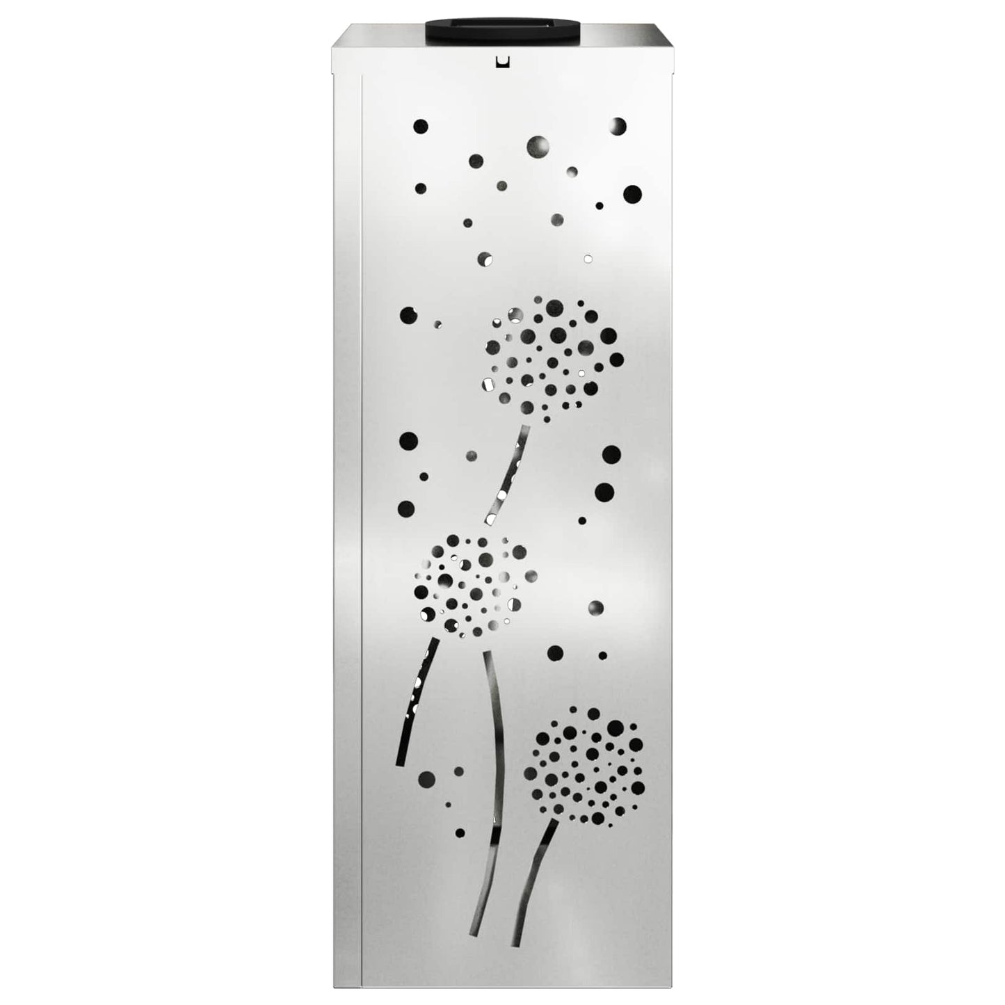 Solenergi LED stibelys 2 pcs sølv Galvanisert stål