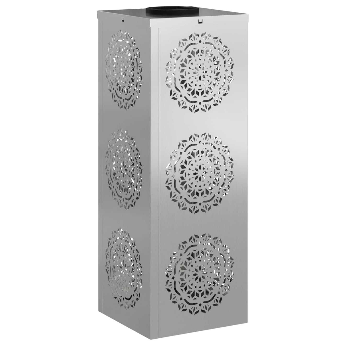 Solenergi LED stibelys 2 pcs sølv Galvanisert stål