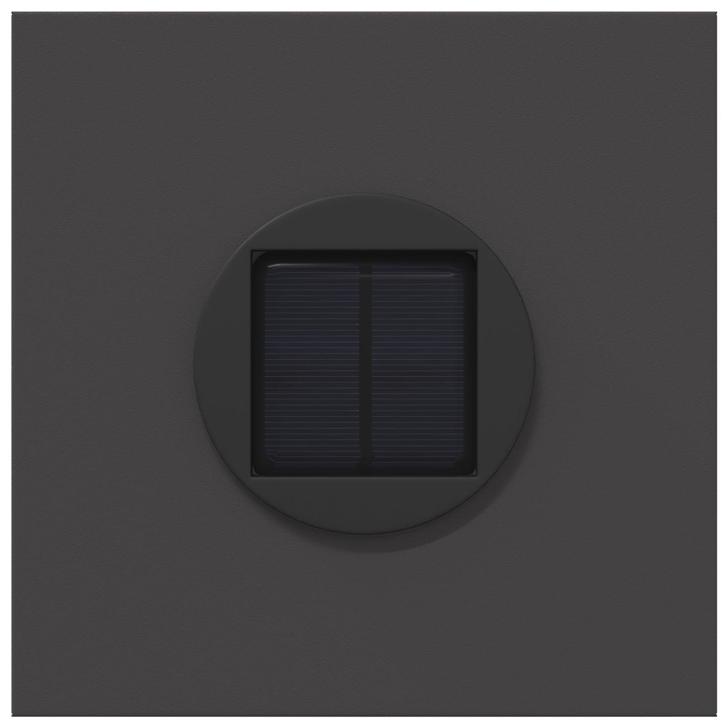 Solenergi LED stibelys 2 pcs Svart Kaldvalset stål