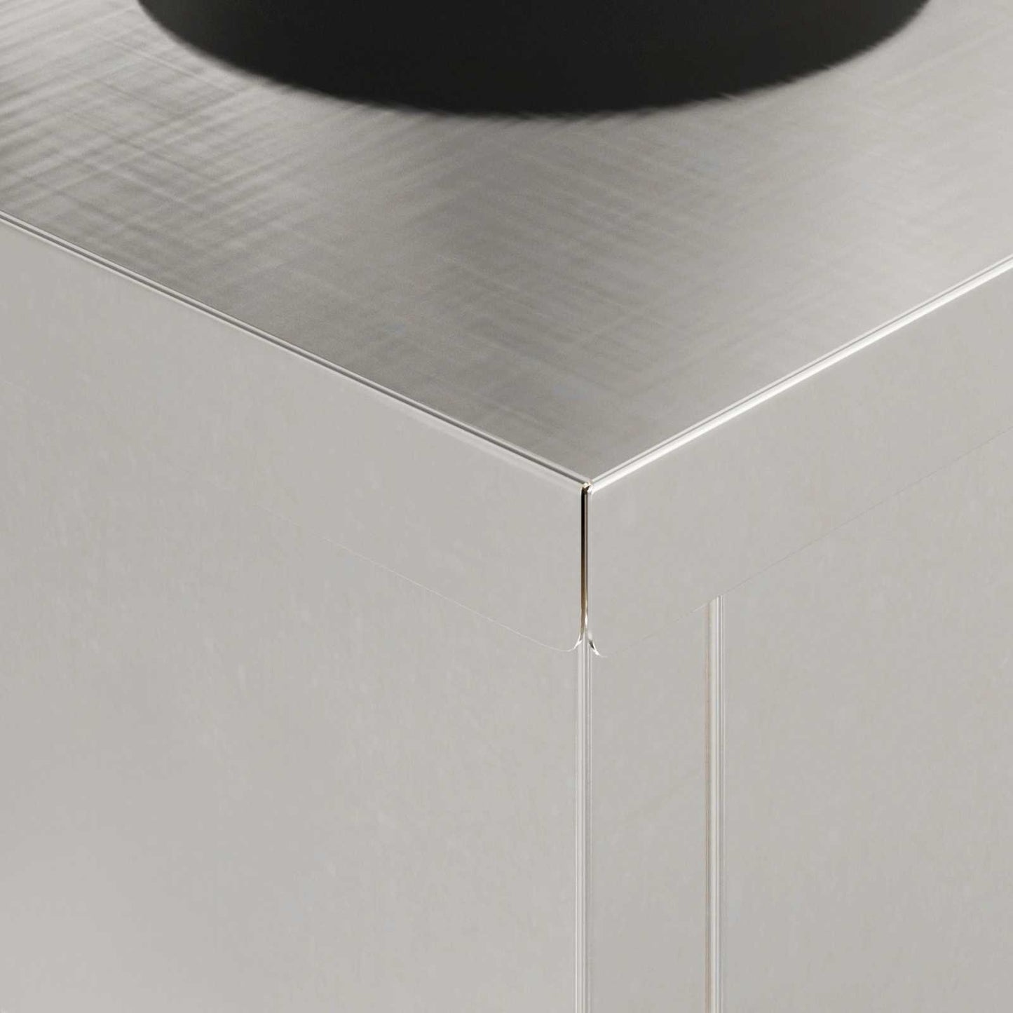 Solenergi LED stibelys 2 pcs sølv Rustfritt Stål