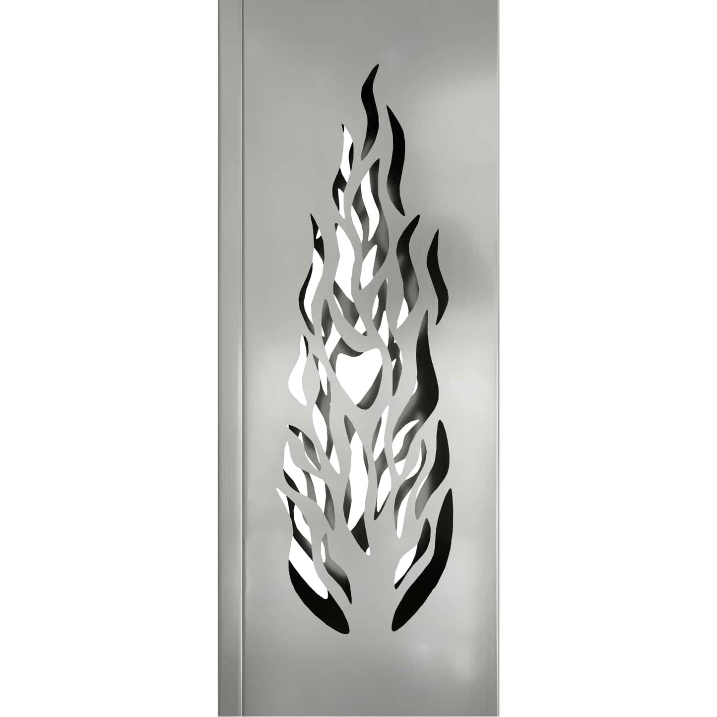 Solenergi LED stibelys 2 pcs sølv Galvanisert stål