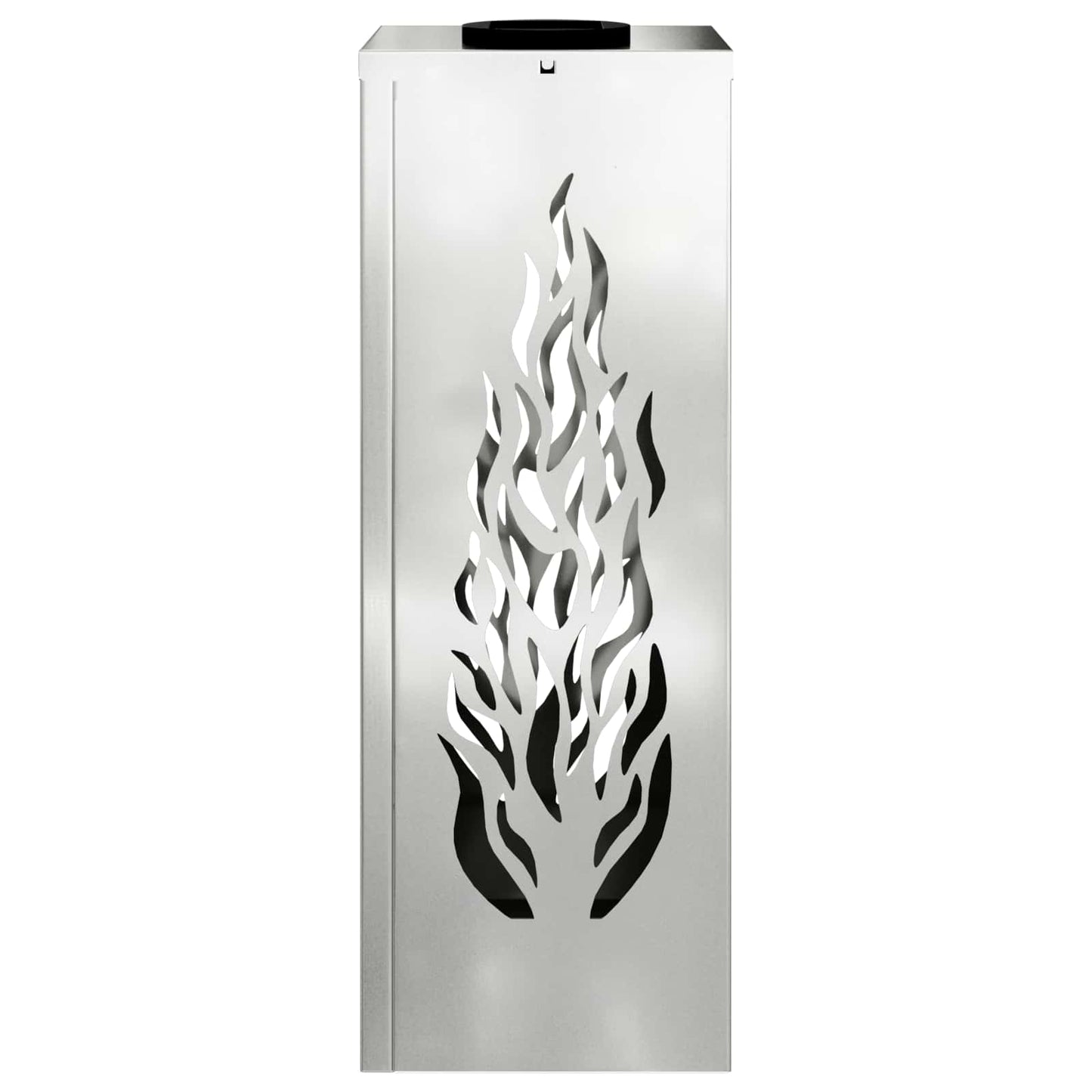 Solenergi LED stibelys 2 pcs sølv Galvanisert stål