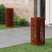 Solenergi LED stibelys 2 pcs Bronse Cortenstål