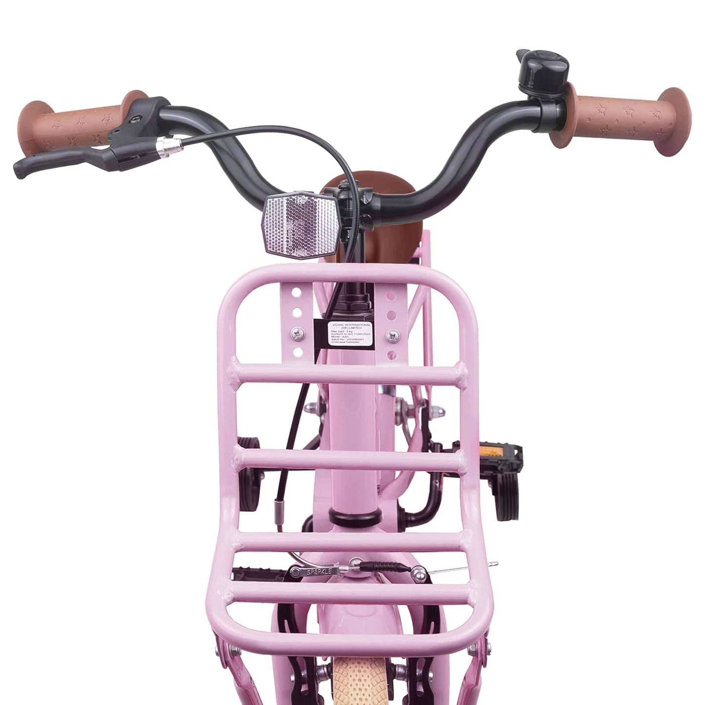 Barnesykkel 14 Tommer for 3-5 år gamle Lys rosa
